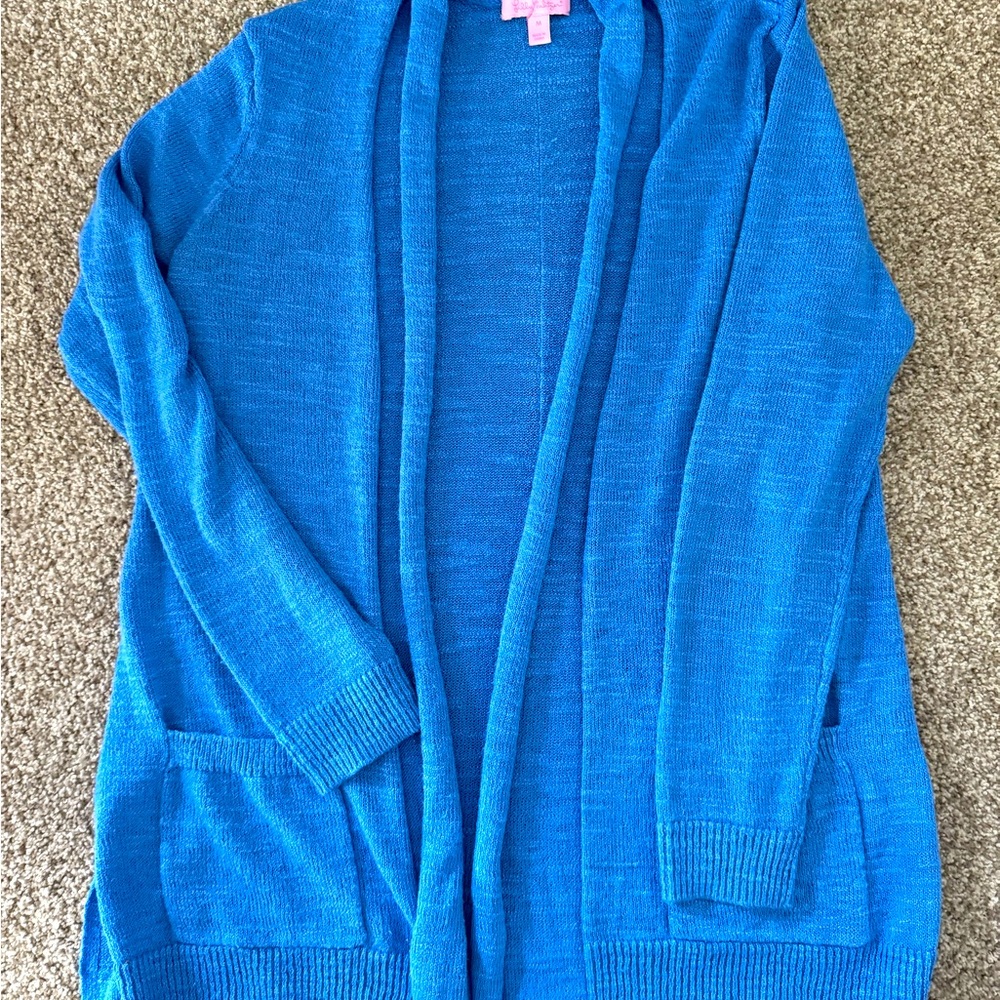 Lily Pulitzer Blue Cardigian